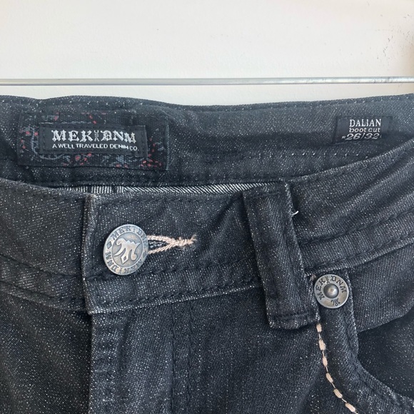 BUCKLE MEK BLACK DISTRESSED JEANS 26 - Picture 6 of 8